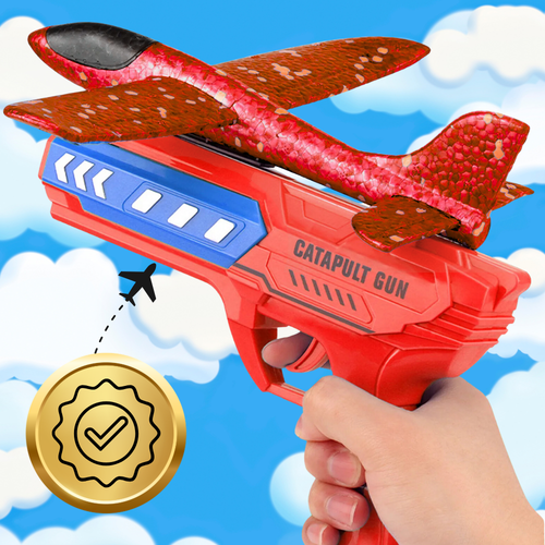 samolot z wyrzutnią szybowiec styropian rzutka zabawka pistolet led na Arena.pl