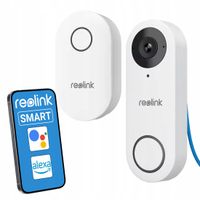 Wideodomofon Smart z Dzwonkiem 2K 5MP Reolink PoE Detekcja IR IP65 Audio