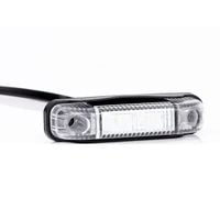 Lampa obrysowa LED 12-30V Biała z wiązką elektryczną - FT-013 B LED