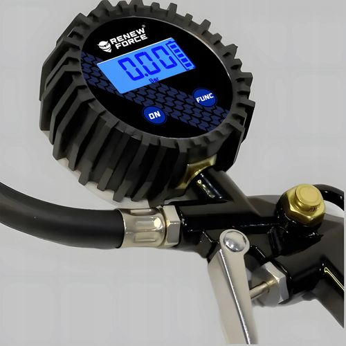 PISTOLET DO POMPOWANIA KÓŁ Z CYFROWYM MANOMETREM 14 BAR psi kPa bar kg/cm^2 na Arena.pl