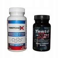 Testo-x21 + Testonox Masa Siła Testosteron