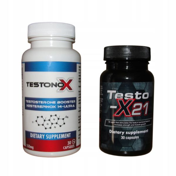 Testo-x21 + Testonox Masa Siła Testosteron zdjęcie 1