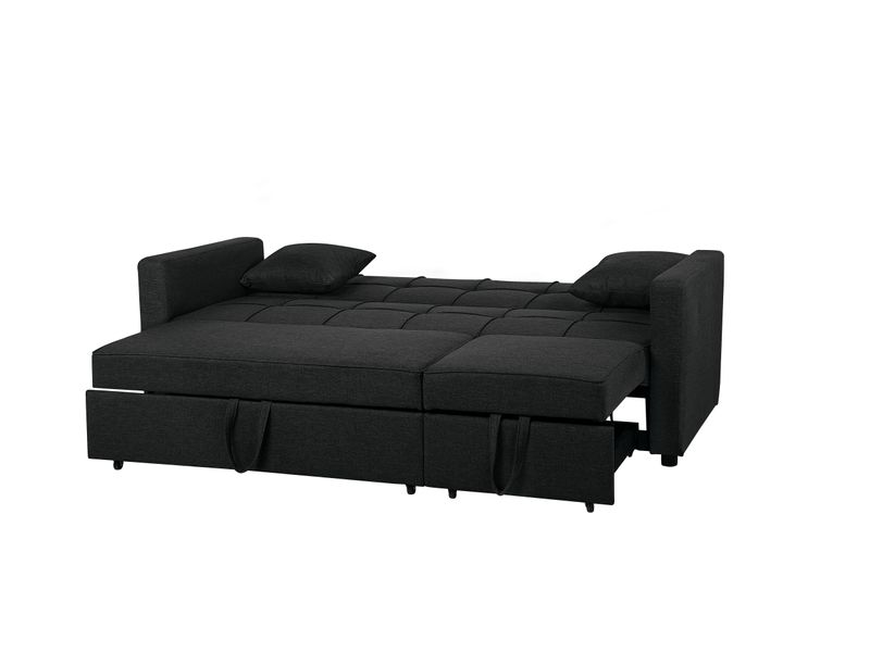 Sofa rozkładana czarna GLOMMA zdjęcie 6