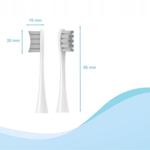 Końcówki do Oclean Air 2 Flow X Pro Elite Find F1 Z1 X10 One SE PW01 białe na Arena.pl