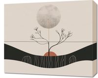 Obraz 60x50cm Zimowy Księżyc