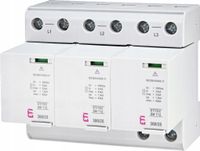 2 x 2 x ETI OGRANICZNIK PRZEPIĘĆ TYP T1, T2 B+C 300/25 3P T12 ETITEC SM 002