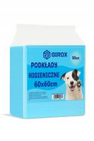 PODKŁADY CHŁONNE MATY JEDNORAZOWE DLA PSA 60x60 100 SZT TRENINGOWE GRUBE