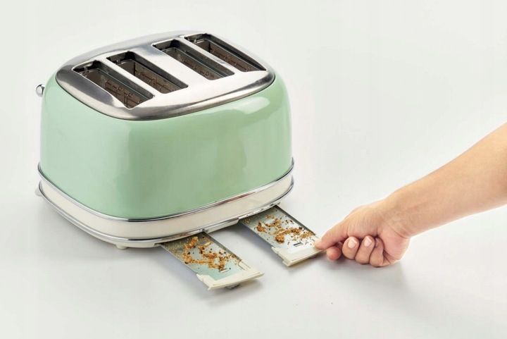Toster Ariete Vintage 156/04 1600 W Zielony zdjęcie 4