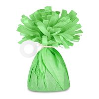 Ciężarek do balonów papierowy jasny zielony