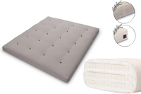 Materac 180x200 z lateksem - Pascall Futon Comfort Trio Latex - Szary