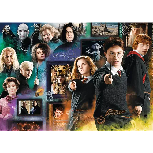 Puzzle 1000 elementów. Harry Potter. Świat czarodziejów na Arena.pl