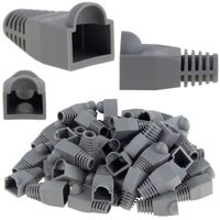 tg66225 osłona wtyku sieciowa rj45 rj-45 50szt osłonki gumowe zestaw