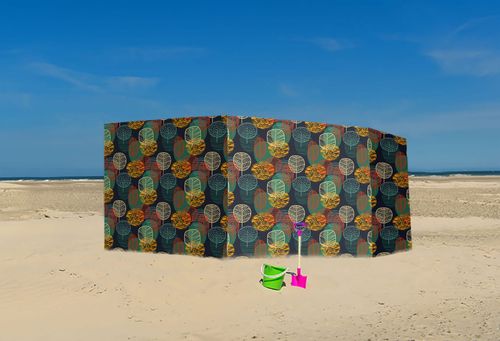 PARAWAN PLAŻOWY Małe drzewa z indywidualnym napisem 4 PANELE 50.4 na Arena.pl