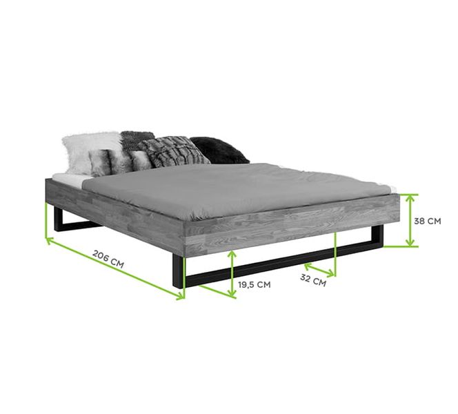 Łóżko dębowe FADO 120x200 zdjęcie 10