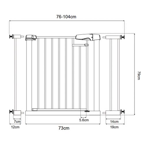 Barierka bramka zabezpieczająca Nukido na Arena.pl
