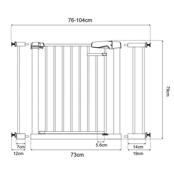 Barierka bramka zabezpieczająca Nukido zdjęcie 9