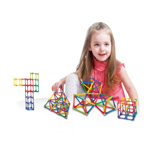 WOOPIE Magnetic Construction Blocks Creative Puzzle 180 pcs. na Arena.pl