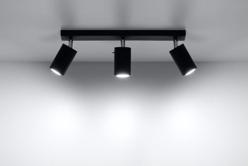 Plafon RING 3 Czarny SL.0093 na Arena.pl