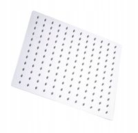 DESZCZOWNICA METALOWA KWADRATOWA SLIM 25 CM