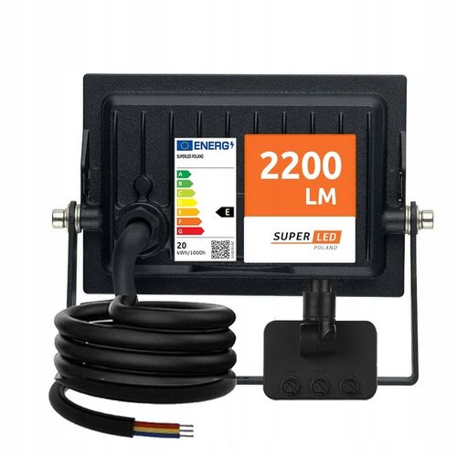 Halogen Naświetlacz LED 20W 2200 lm IP65 czujnik ruchu SUPER MOCNY na Arena.pl