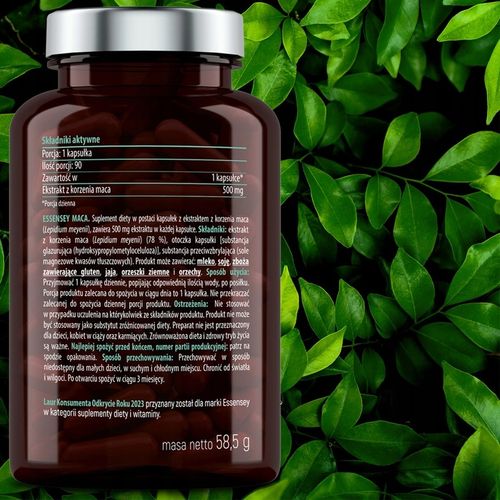 MACA NA LIBIDO POTENCJĘ SEX POŻĄDANIE MOCNY EKSTRAKT Z KORZENIA NA 90 NOCY na Arena.pl
