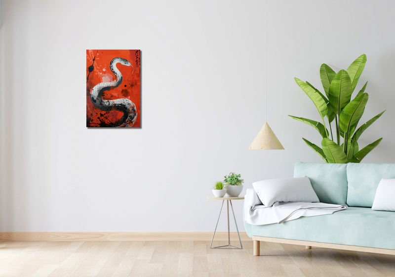 Obraz 40x60cm Smoczy Oddech Węża zdjęcie 2