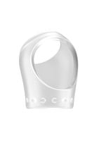 No.45 - Cockring With Ball Strap - Translucent