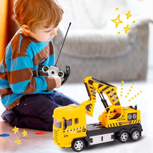 CIĘŻARÓWKA SAMOCHÓD KOPARKA RC ZDALNIE STEROWANY AUTO NA PILOTA DLA DZIECI na Arena.pl