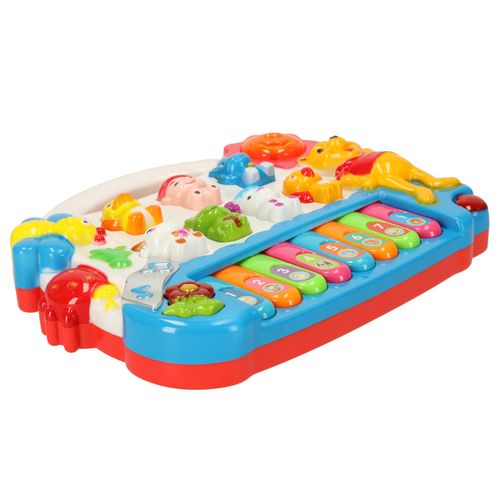 Zabawka Interaktywna Pianinko Edukacyjne Organki dla Dzieci Dźwięk Zwierząt na Arena.pl