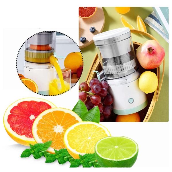 ELEKTRYCZNA WYCISKARKA DO OWOCÓW, PRZENOŚNY SOKOWIRÓWKA DO POMARAŃCZY USB zdjęcie 10