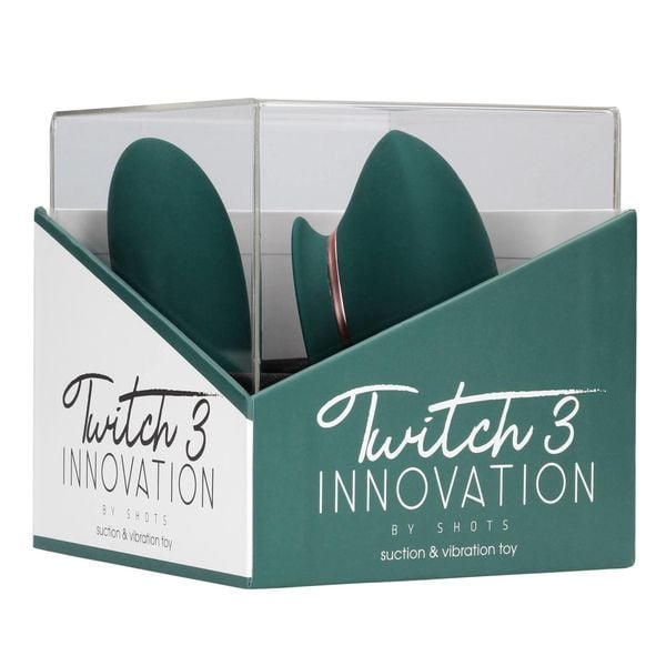 Twitch 3 - Rechargeable Vibrator & Suction 10 Speed zdjęcie 2