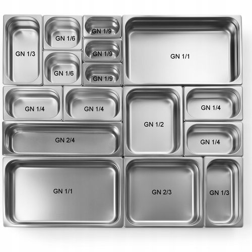 Pojemnik GN 1/2 perforowany - wys. 65 mm - Hendi 802434 na Arena.pl