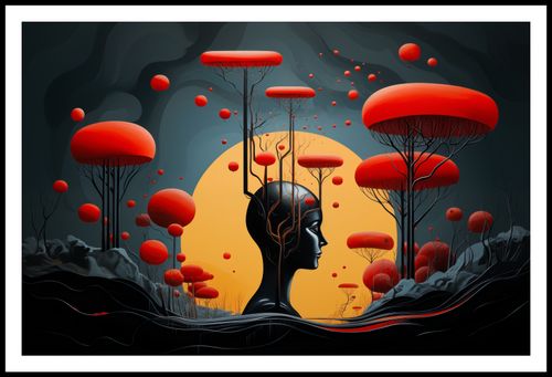 Plakat 91,5x60cm Myślokształty na Arena.pl