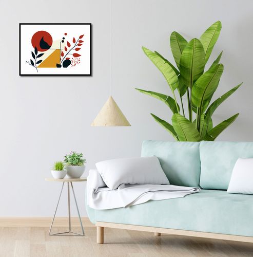 Plakat 55x40cm Ogień i Flora na Arena.pl