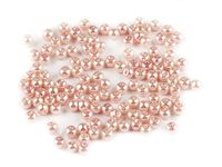 PEREŁKI SZKLANE WOSKOWANE PUDROWY RÓŻ 4MM 50SZT