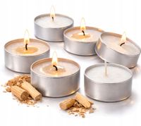 Podgrzewacze sojowe XXL 57x22 Zapach Drzewo Sandałowe 6 szt Tealight No.12