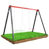 HUŚTAWKA OGRODOWA dla dzieci BOCIANIE GNIAZDO STELAŻ podwójny KSOZ015