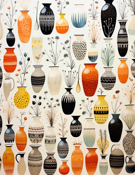 Plakat 50x65cm Symfonia Wazonów zdjęcie 1