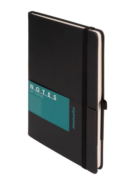 NOTES MEMOFIX A5 LINIA 192K CZARNY ANTRA zdjęcie 1