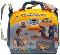 DUŻY WARSZTAT DLA DZIECI MAJSTERKOWICZ ZESTAW W WALIZCE