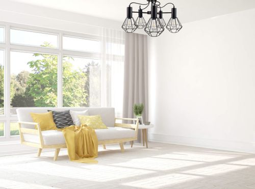 Lampa sufitowa 5xE27 LARS BLACK na Arena.pl