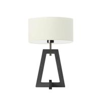 Lampka CLIO abażur ecru stelaż popielaty