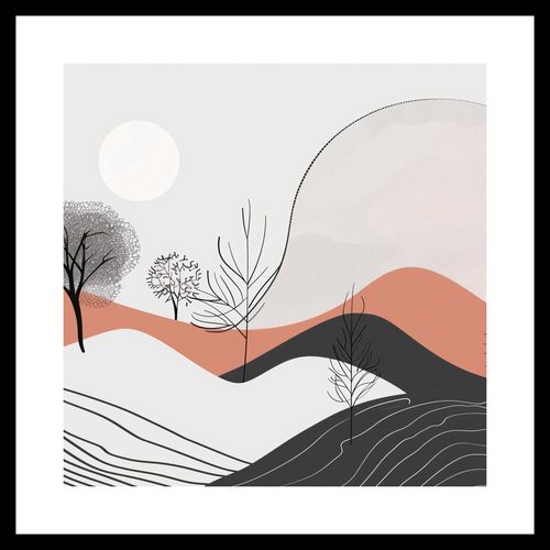 Plakat 40x40cm Półcień Widoku na Arena.pl