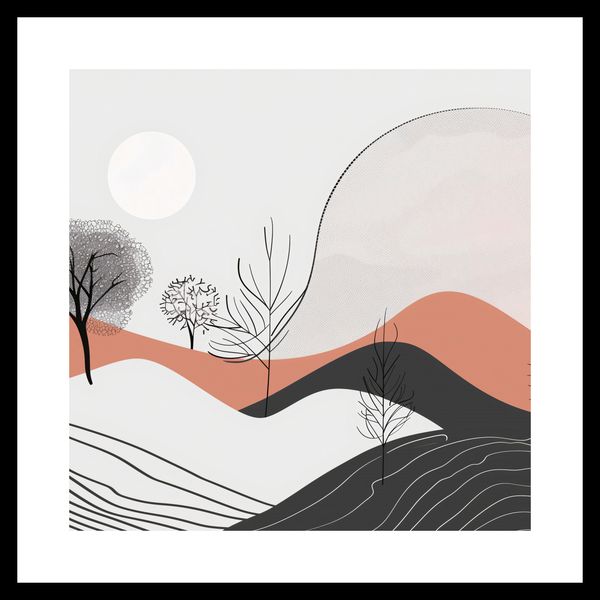 Plakat 40x40cm Półcień Widoku zdjęcie 3