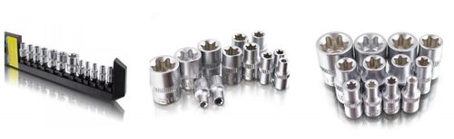 KLUCZE NASADOWE TORX 12 EL. E4 - E20 PROMOCJA na Arena.pl