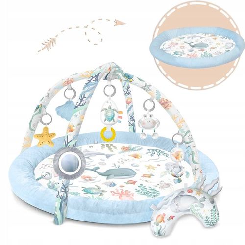 Mata edukacyjna interaktywna Ocean Nukido - niebieska na Arena.pl