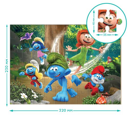 Puzzle Dodo Smerfy Puzzle 60 Elementów 200663 na Arena.pl