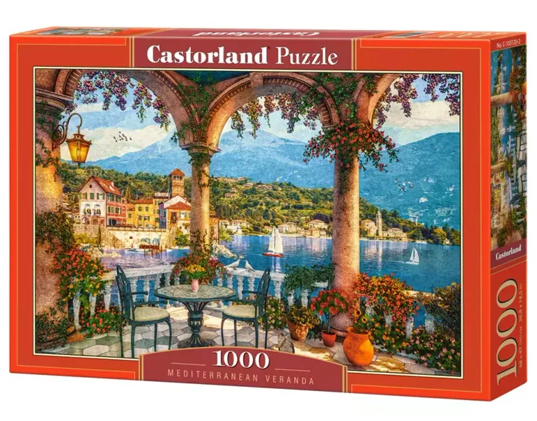 Puzzle 1000 Mediterranean Veranda C-105120-2 zdjęcie 1