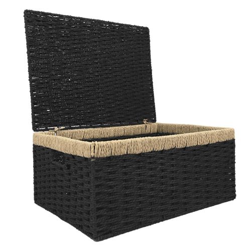 Zestaw 3 koszy Trunk czarne na Arena.pl