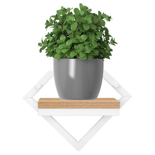 Kwietnik metalowy ścienny Doron Biały Craft na Arena.pl